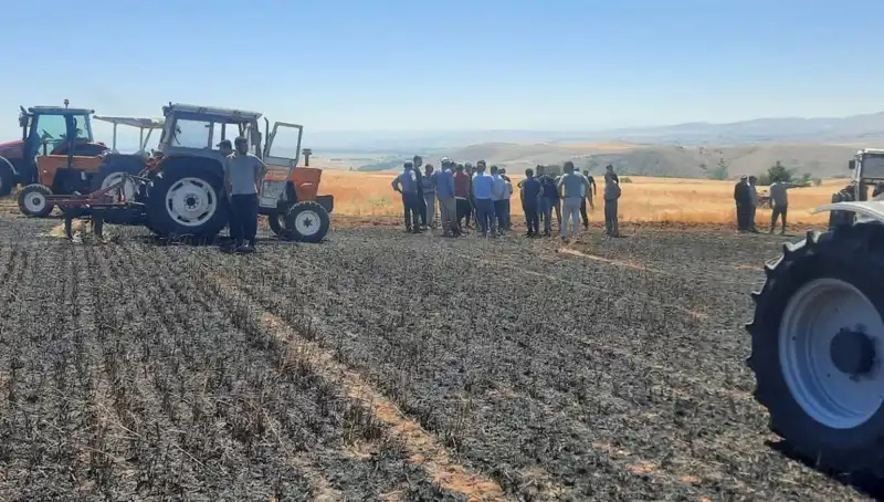 Yozgat’ta Tarım Alanı İçin Korkunç Bir Kayıp: 100 Dönüm Havai Fişekle Yandı
