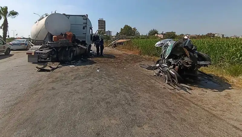 Adana'da Otomobil ve Kamyona Tanker Çarpması: Feci Kazanın Ayrıntıları