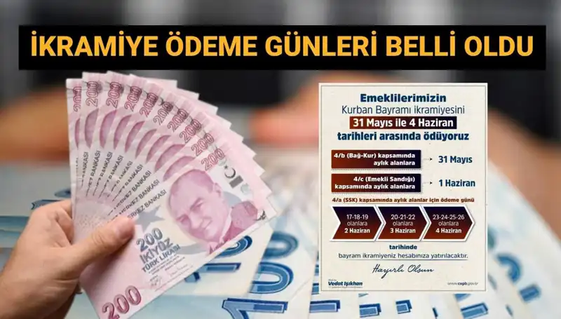Bayram İkramiyeleri Yola Çıktı! Emekli Ödemeleri Ne Zaman Hesaplarda?