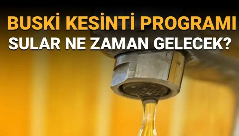 Bursa Nilüfer’de Su Kesintisi Ne Zaman Bitecek? BUSKİ Açıklama Yaptı