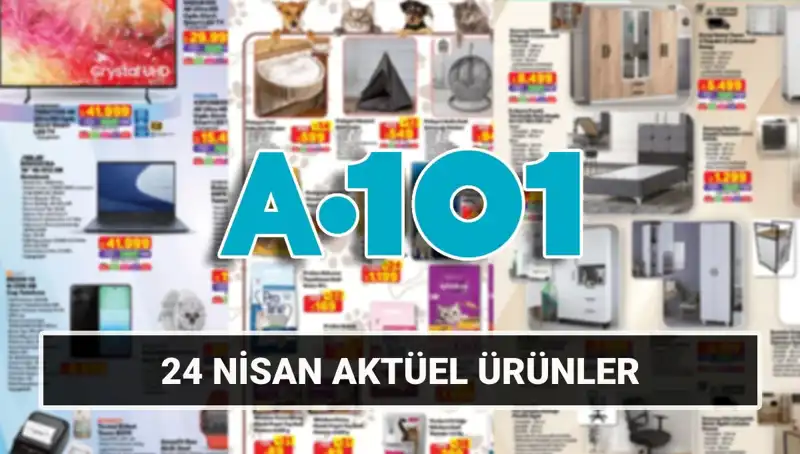 A101 Aktüel Kataloğu 24 Nisan’da Hangi Ürünlerle Karşımıza Çıkıyor?