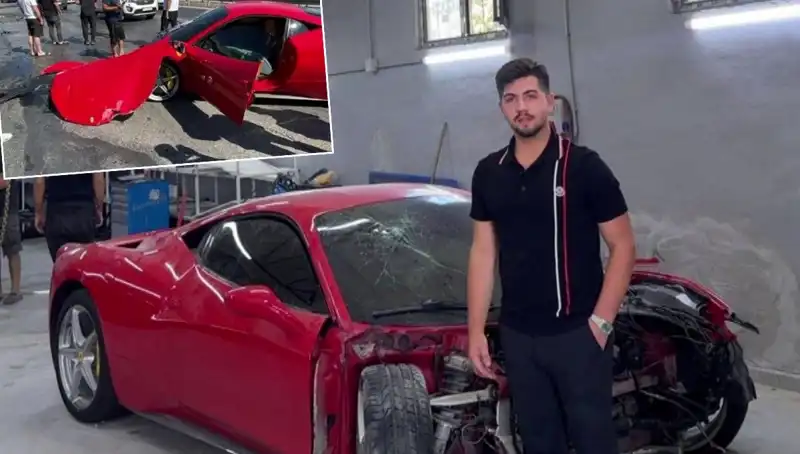 15 Milyonluk Ferrari Hurdaya Dönüştü: Sahibi Hayal Kırıklığı İçinde!