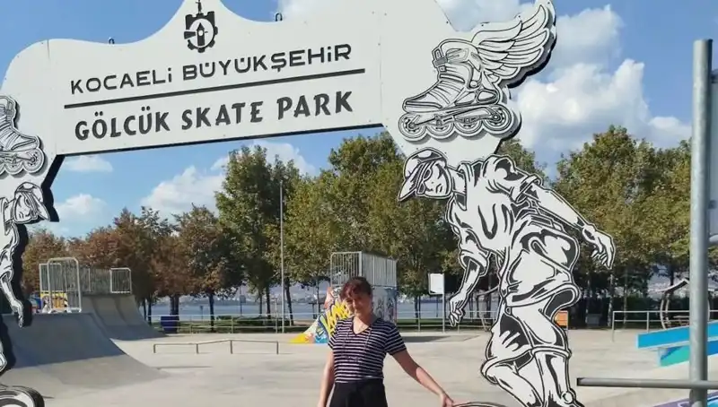 Kocaeli'deki Kaykay Parkına Mattia Ahmet Minguzzi İsimli Yeni Bir Soluk