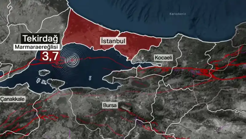 Marmara Denizi'nde Şiddetli Deprem: 3,7 Büyüklüğünde Son Gelişmeler